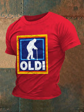 Kurzarm-T-Shirt für Herren OLDI bedruckt